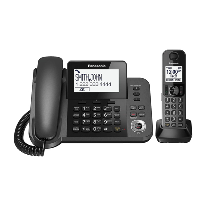 تصویر از تلفن رومیزی پاناسونیک مدل KX-TGF350 Panasonic KX-TGF350 Cordless Phone